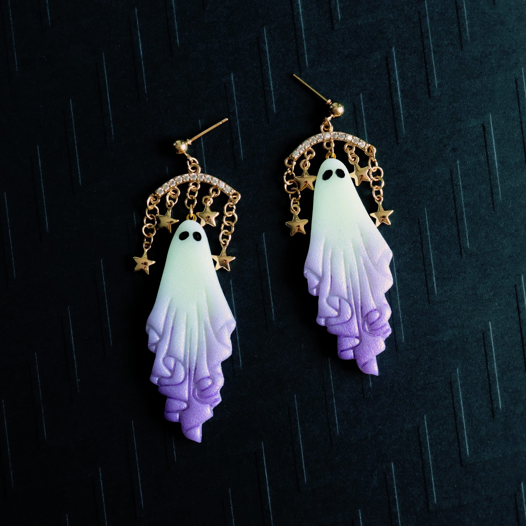 Cute Purple Glow in the Dark Ghosts
